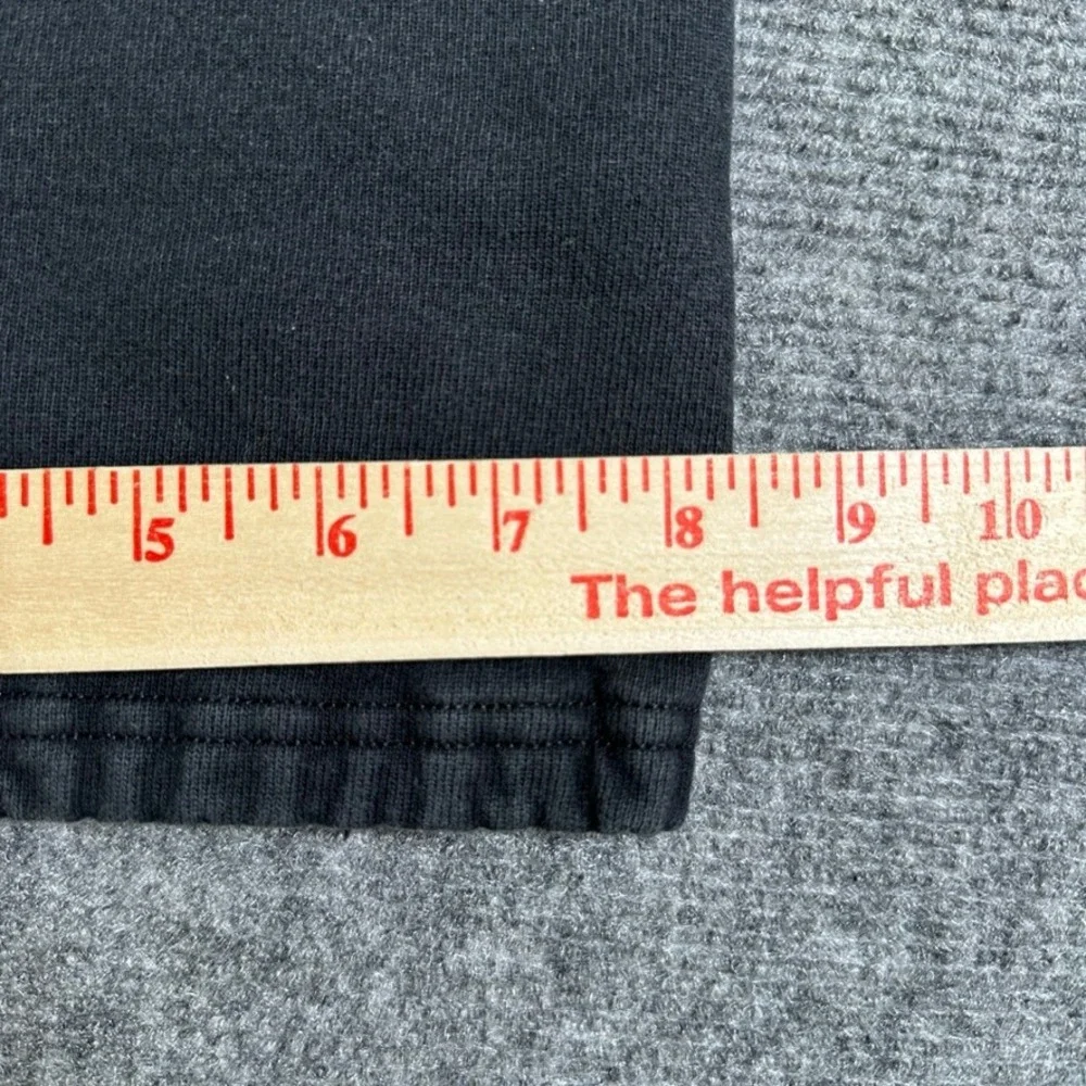Champion Mens Fleece Sweatpants Black Joggers P1875-003 Size L